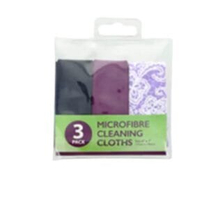 3 Pack Microfibre Cloths for Glasses Use