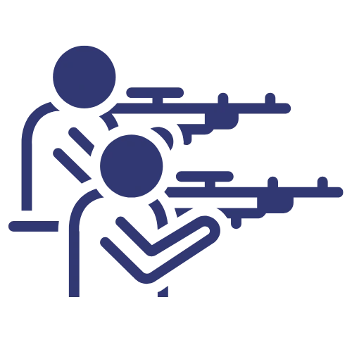 shooting glasses icon