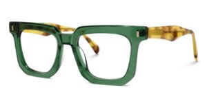 Refined & Striking Dark Green Prescription Glasses