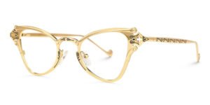 Elegant & Powerful Gold Prescription Glasses
