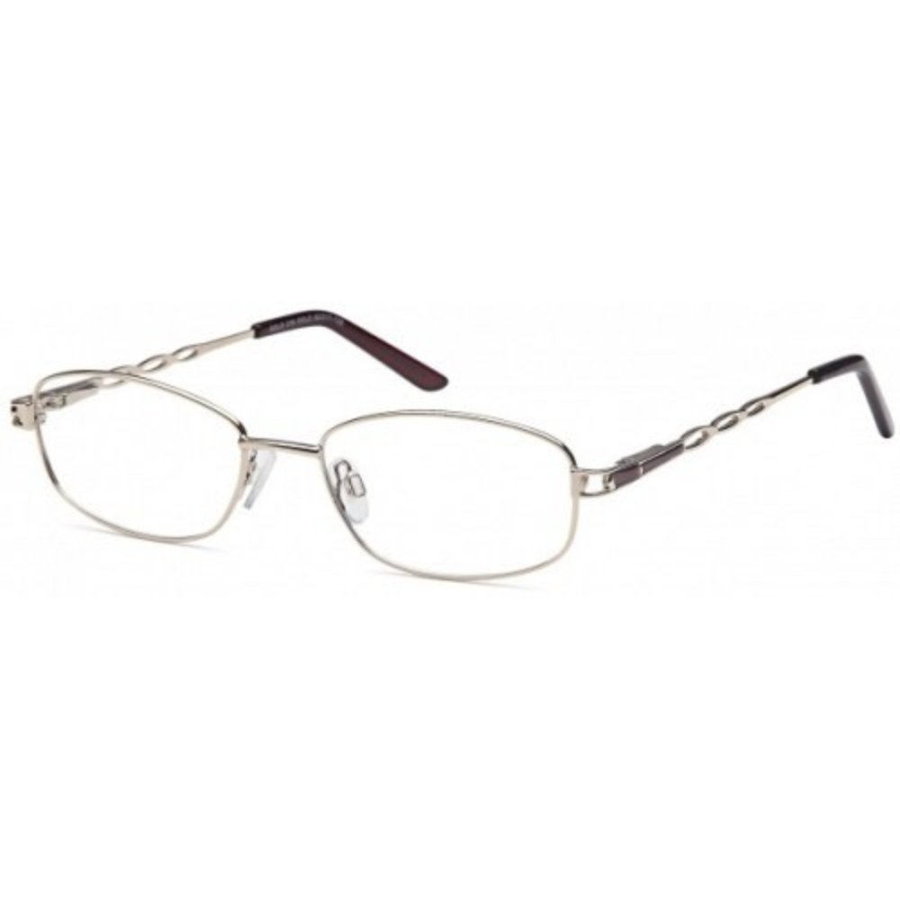 Solo 216 glasses in Gold, gold metal oval frame with patterned arms