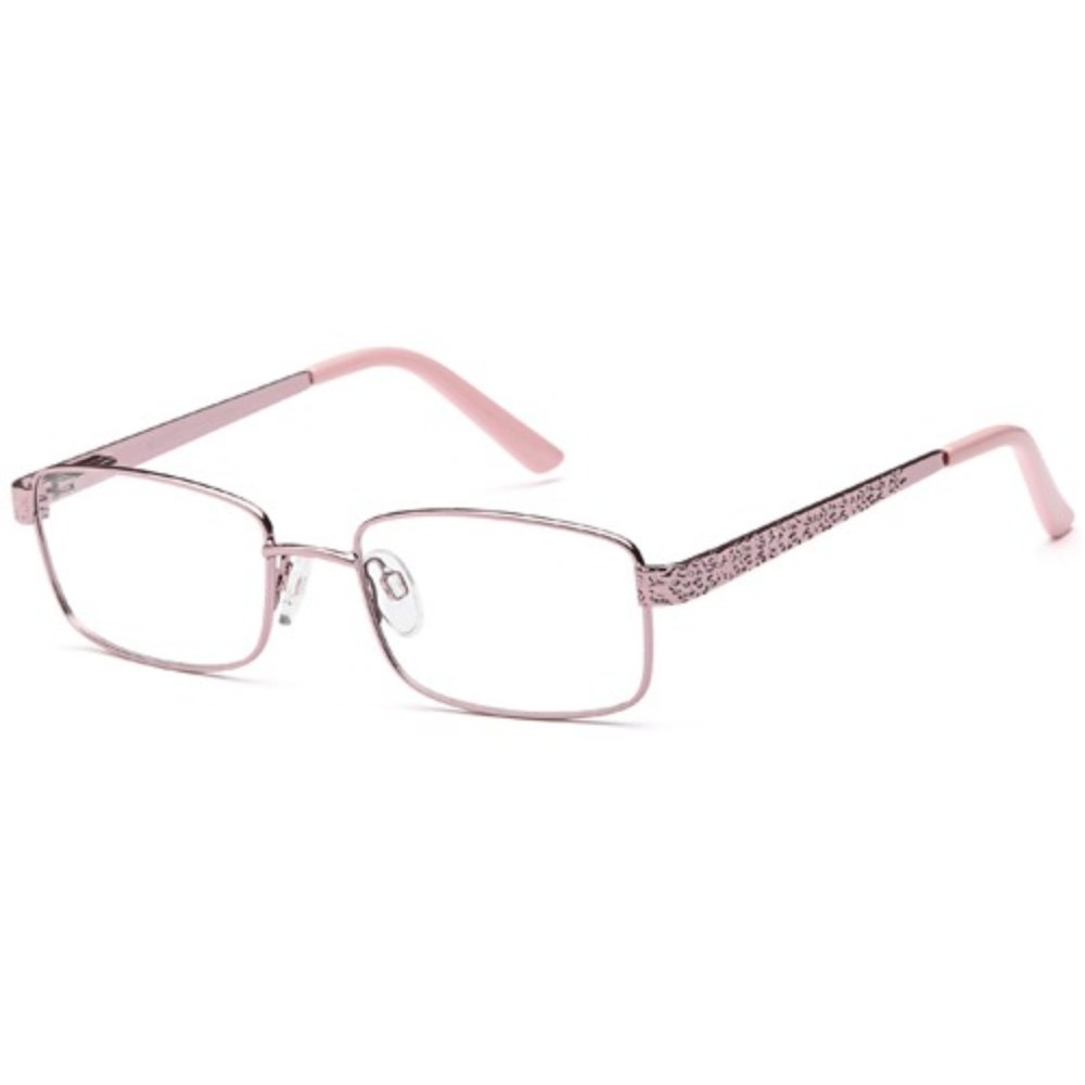 Solo 220 glasses in Pink, pink metal rectangular frame