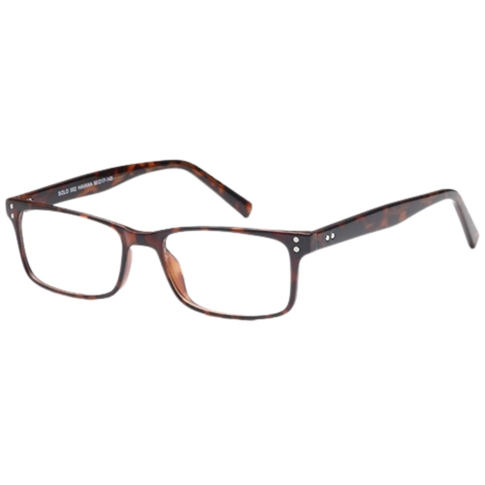 Solo 582 glasses in Havana, tortoiseshell rectangular frame