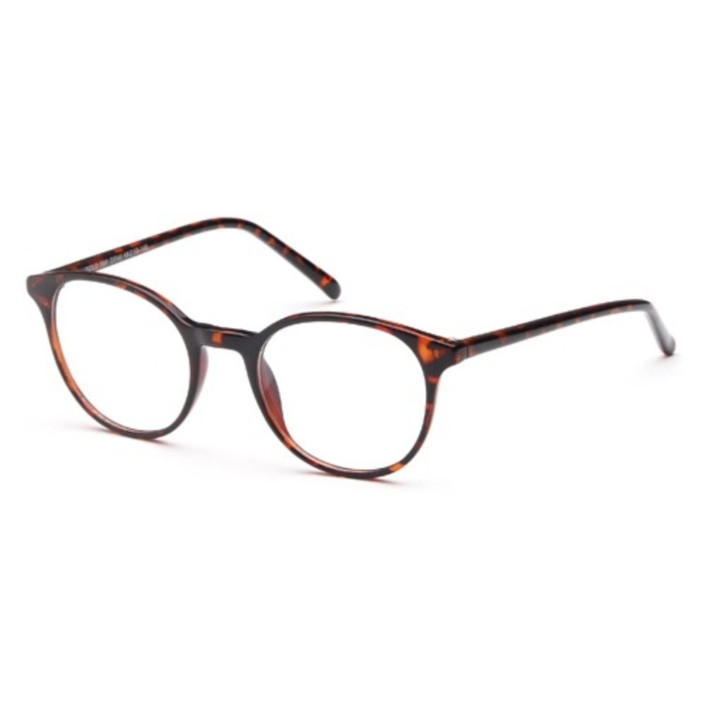 Solo 589 glasses in Demi, tortoiseshell round frame