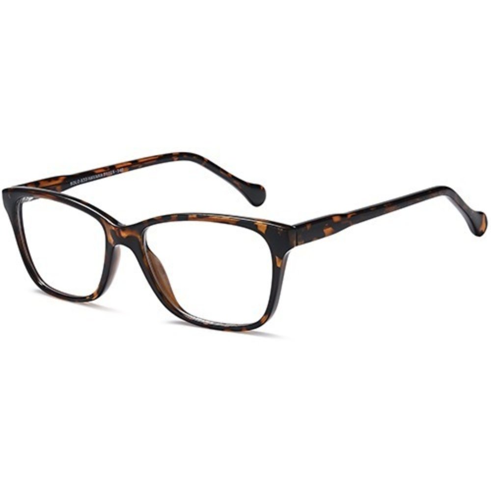 Solo 833 glasses in Havana, tortoiseshell soft rectangular frame
