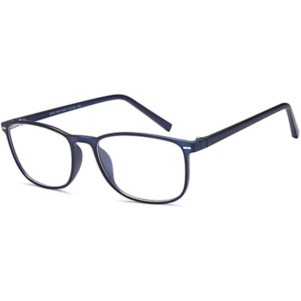 Solo 838 glasses in Blue, navy soft rectangular frame