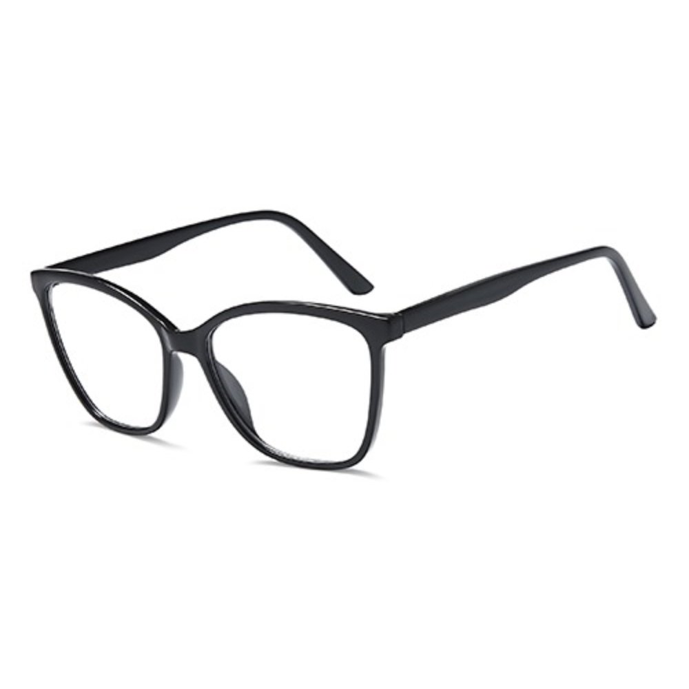 Solo 843 prescription glasses in Black, black soft square frame