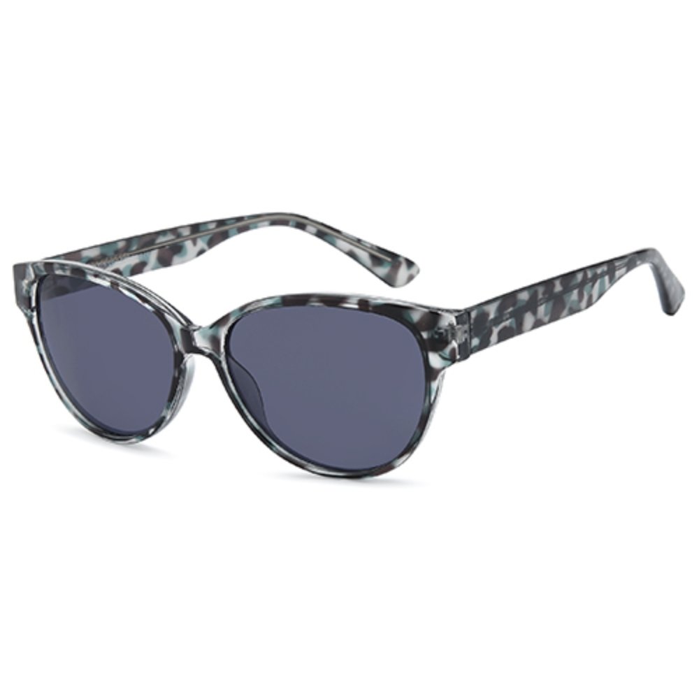 W70 sunglasses in Green, cat-eye sunglasses with grey lenses