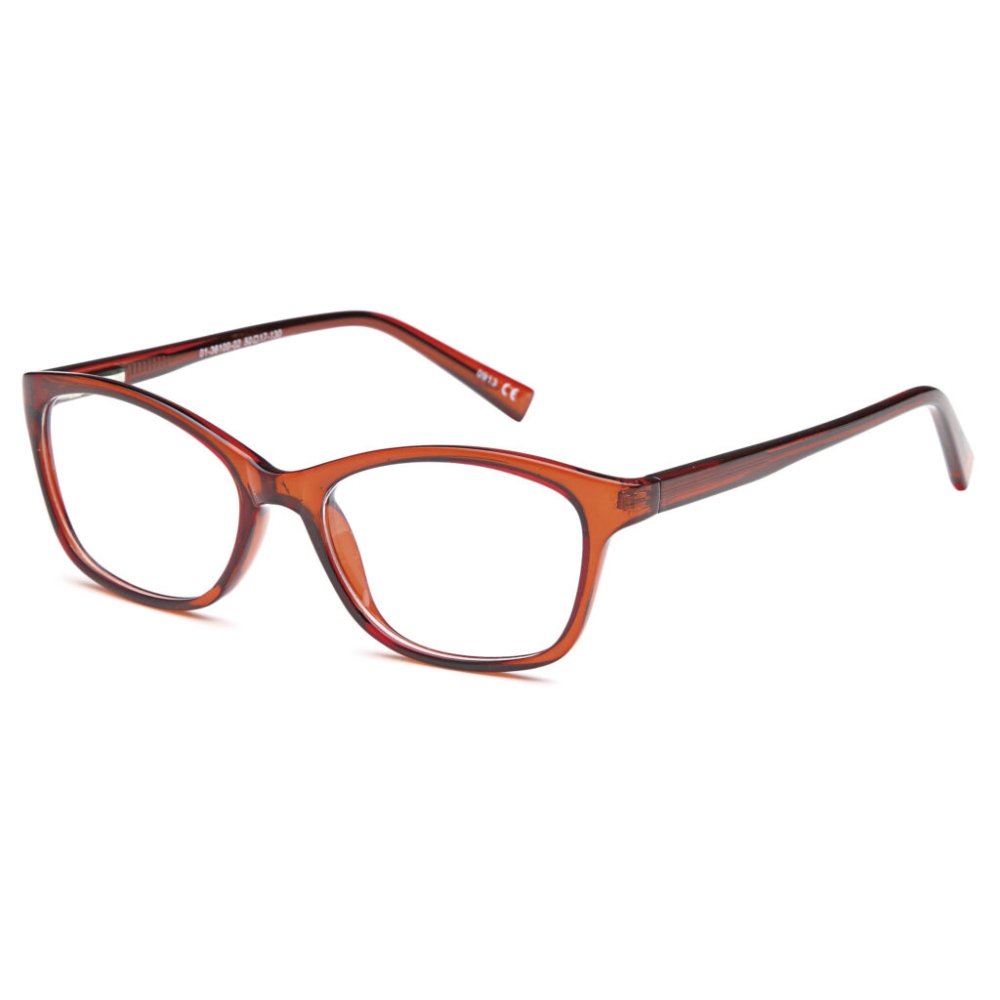 Solo 568 glasses in Brown, brown soft rectangular frame